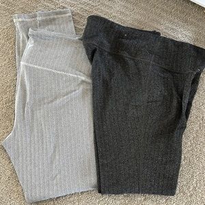 2 Old Navy Herringbone Go-Dry Leggings
